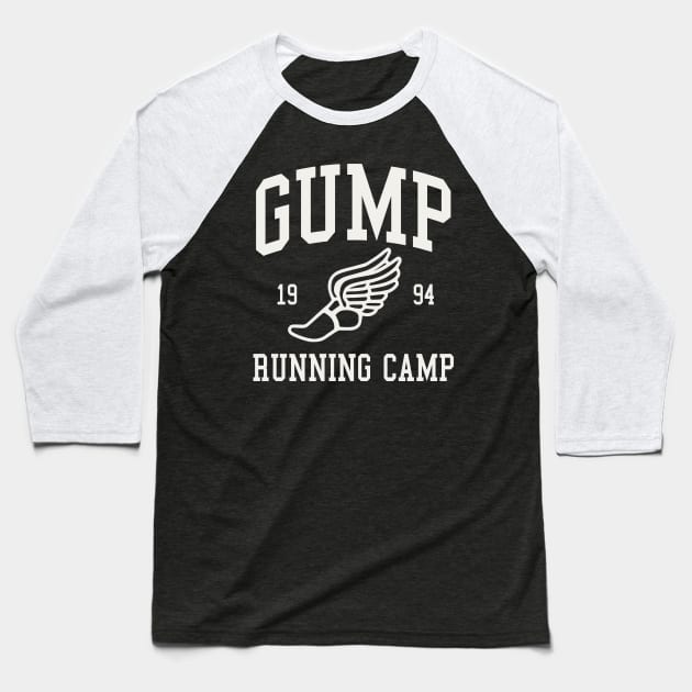 Gump Running Camp 1994 Cross Country Camp Baseball T-Shirt by PodDesignShop